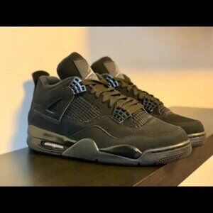 AJ4 Jordan Black cat basketball shoes for men